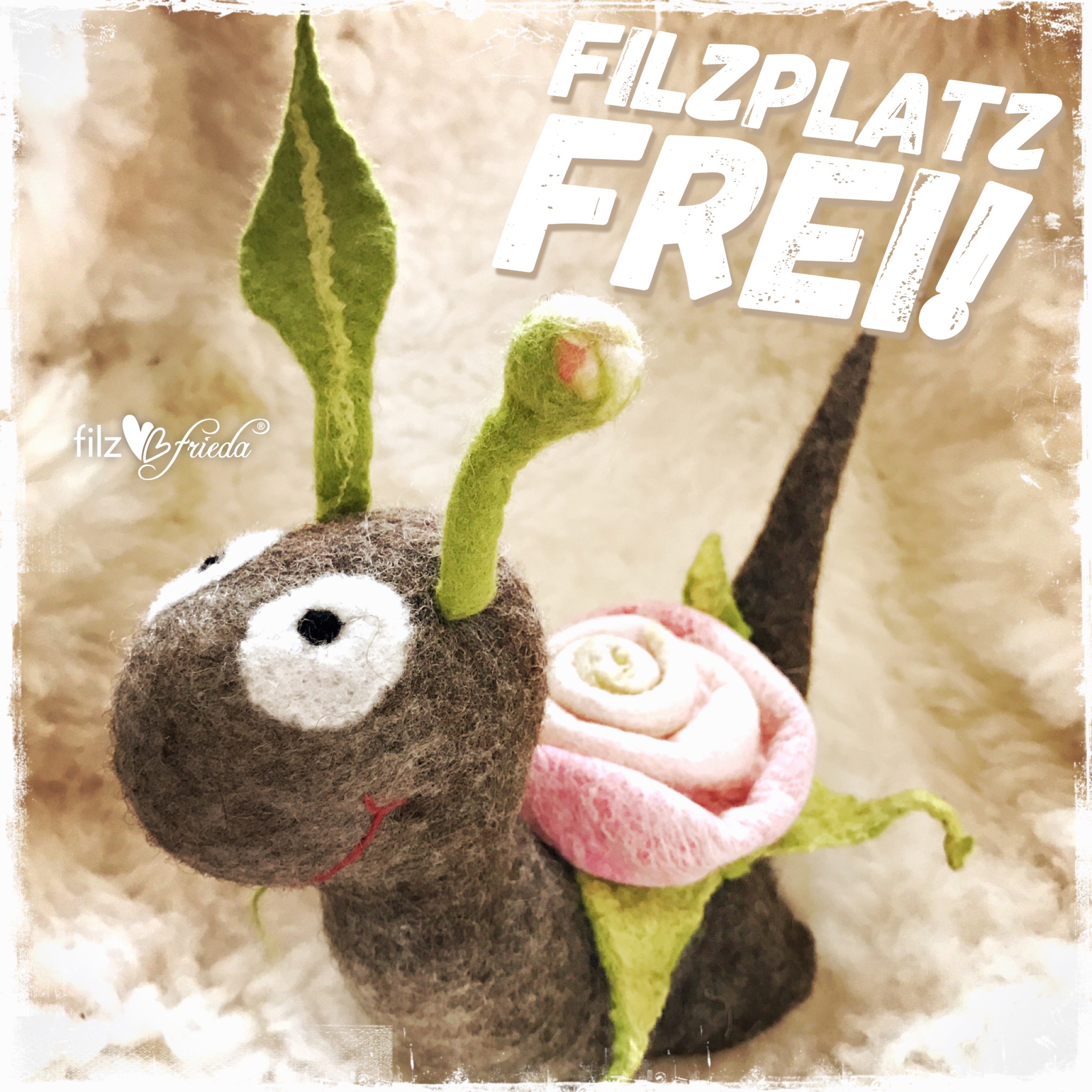 Witzige Filzwesen & filzen für den Frühling … Plätze frei! | filzfrieda